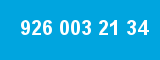 926 003 21 34